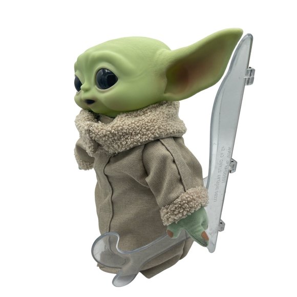 Yoda Stuffed plush Star Wars 16” plastic head Mattel Collectible DollMat - Picture 4 of 6